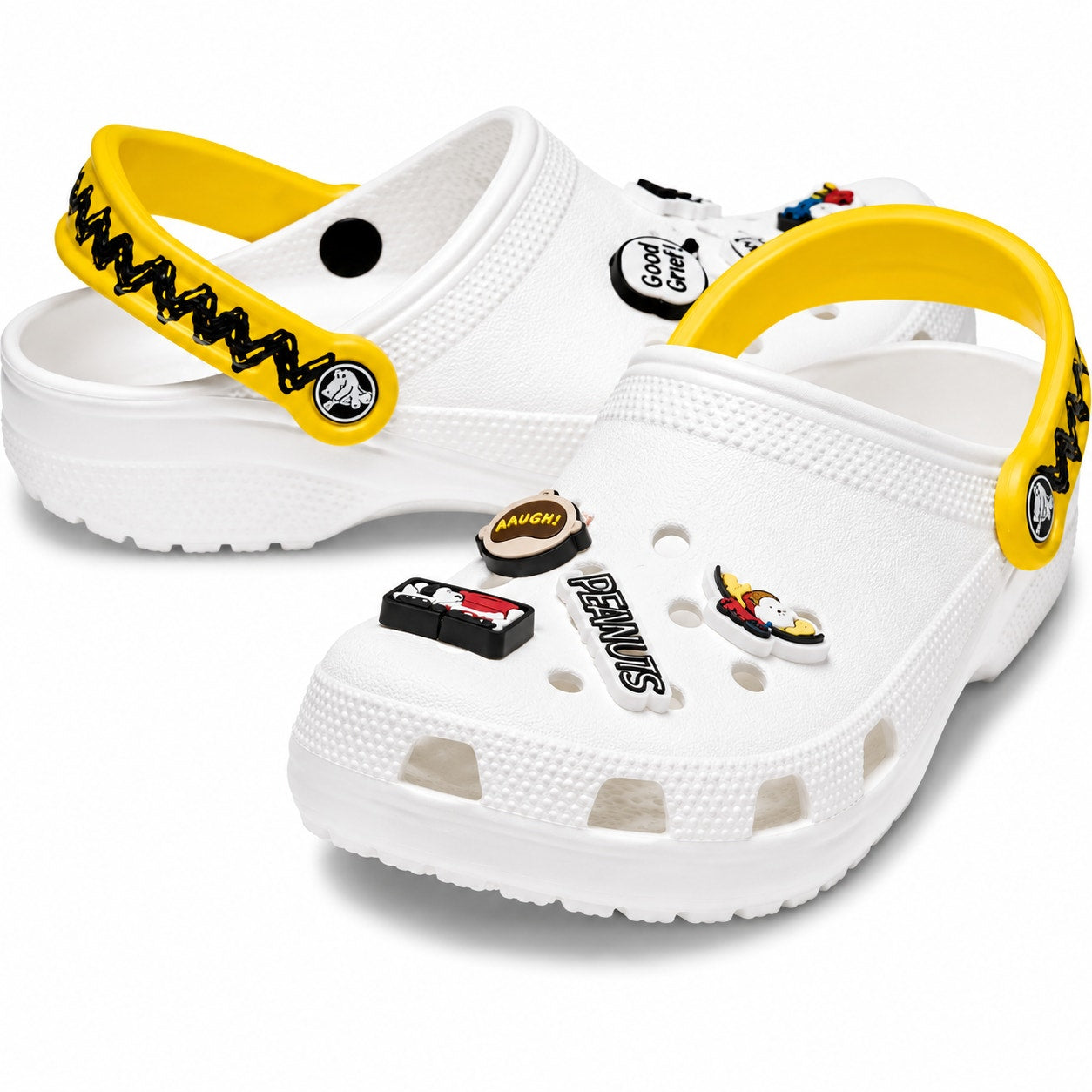 Crocs Classic Peanuts Charm Clogs – Unisex – Men’s 7 / Women’s 9