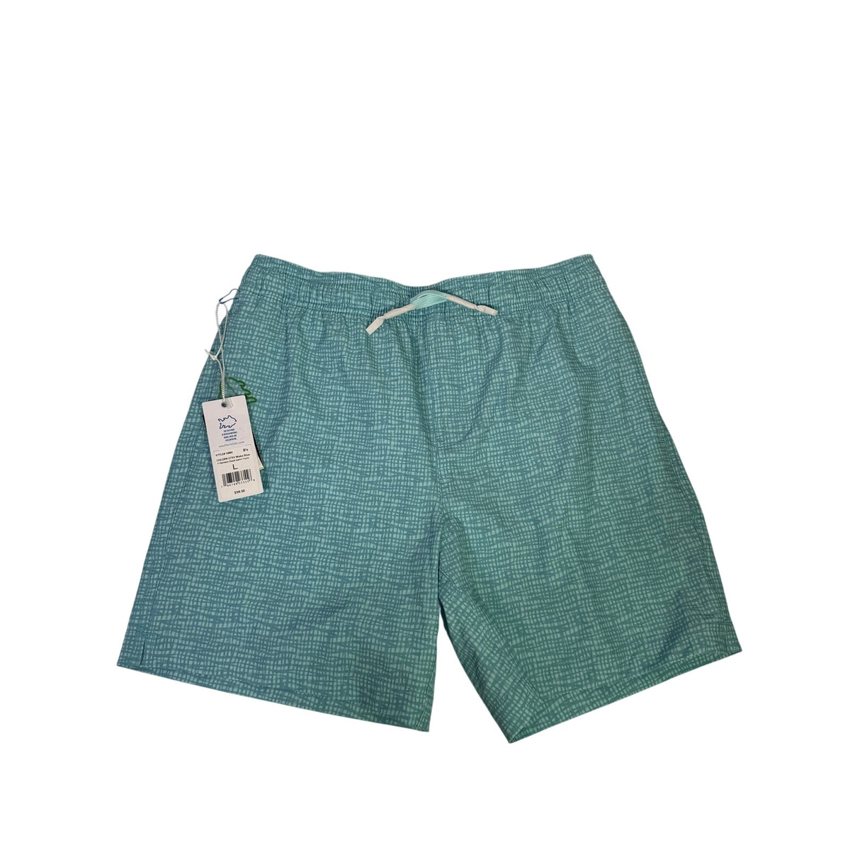 Southern Tide Boys Size Large Wake Blue Printed Performance Shorts NWT