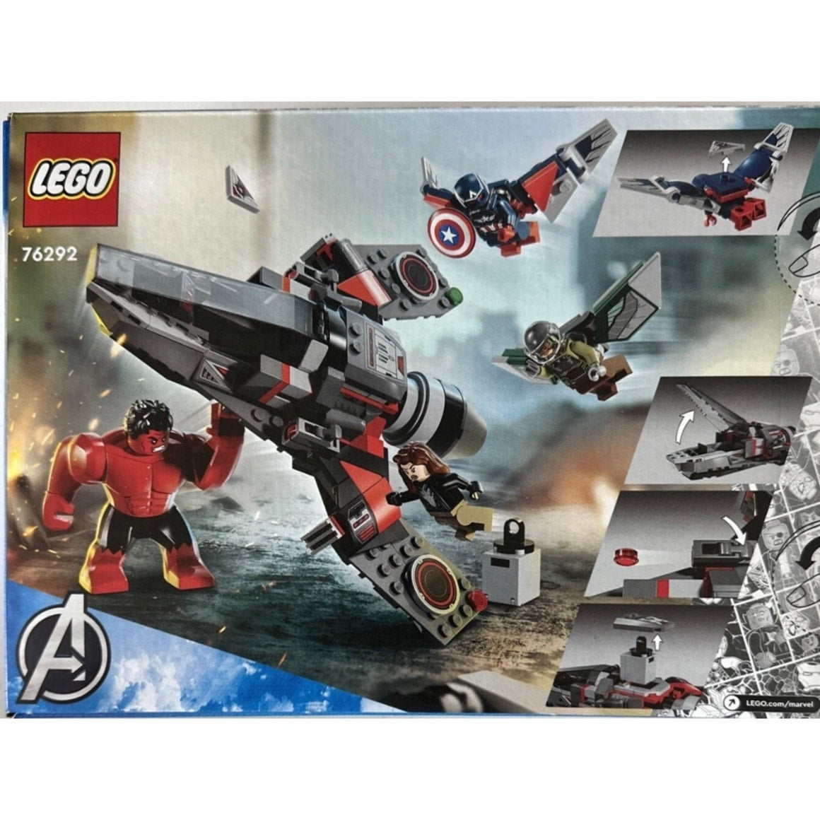 LEGO Marvel Captain America vs. Red Hulk Battle Set