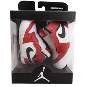Nike Air Jordan 1 Retro High OG "Lost & Found" Chicago infant crib booties, size 3C, featuring classic Jordan sneaker design.