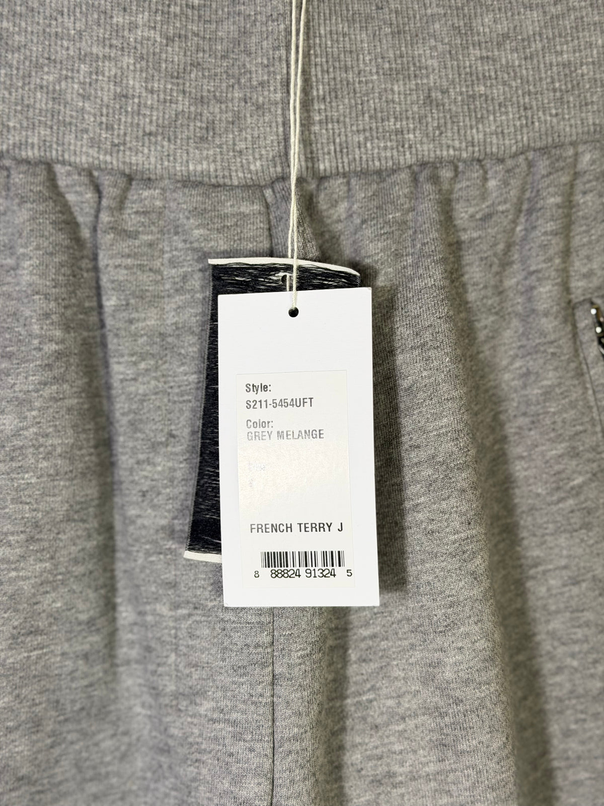 Gray PPLA Phillip Lim French Terry Jogger pants in size small, featuring a relaxed fit and comfortable fabric.