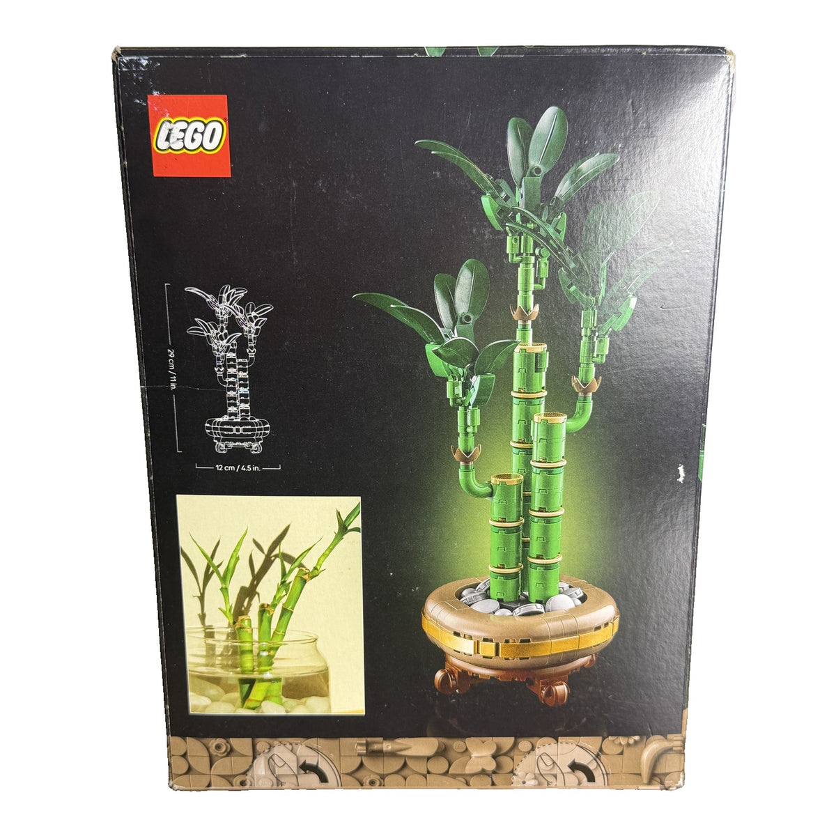 LEGO Botanicals Lucky Bamboo 10344 Building Set 325 Pieces New Box Wear