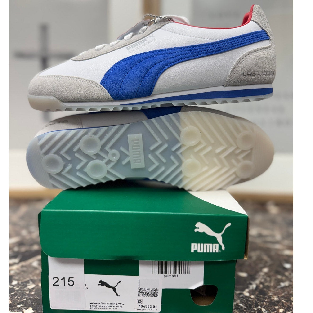 PUMA Arizona Club Flagship WNS "Las Vegas" limited edition women's sneakers in size 8 with vibrant design and branding details.