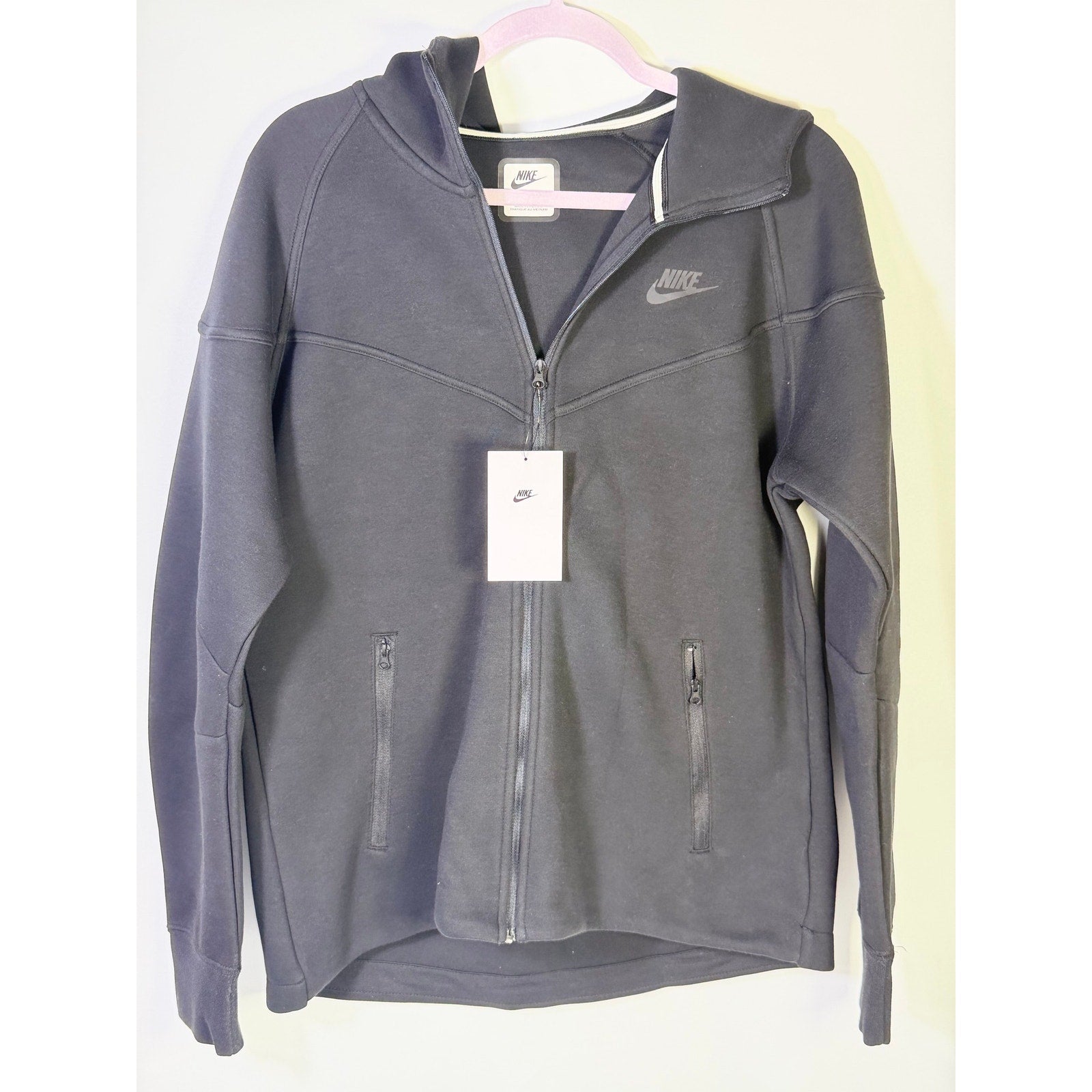 Nike Women’s Tech Fleece Windrunner Full-Zip Hoodie Black Size Large NWT