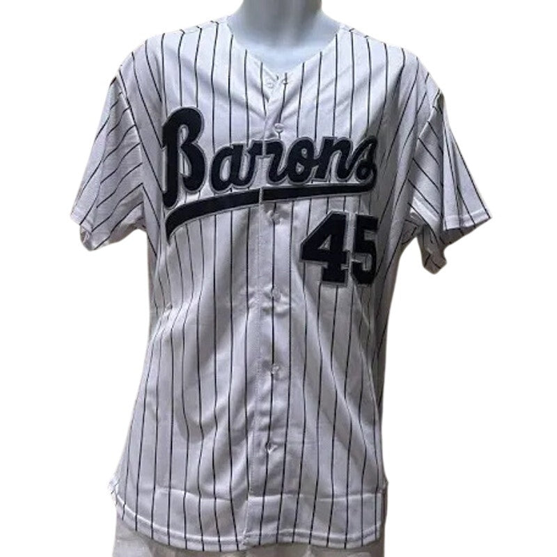 Headgear Classics Birmingham Barons Michael Jordan #45 men's XL jersey, white with team logo and player number on front.