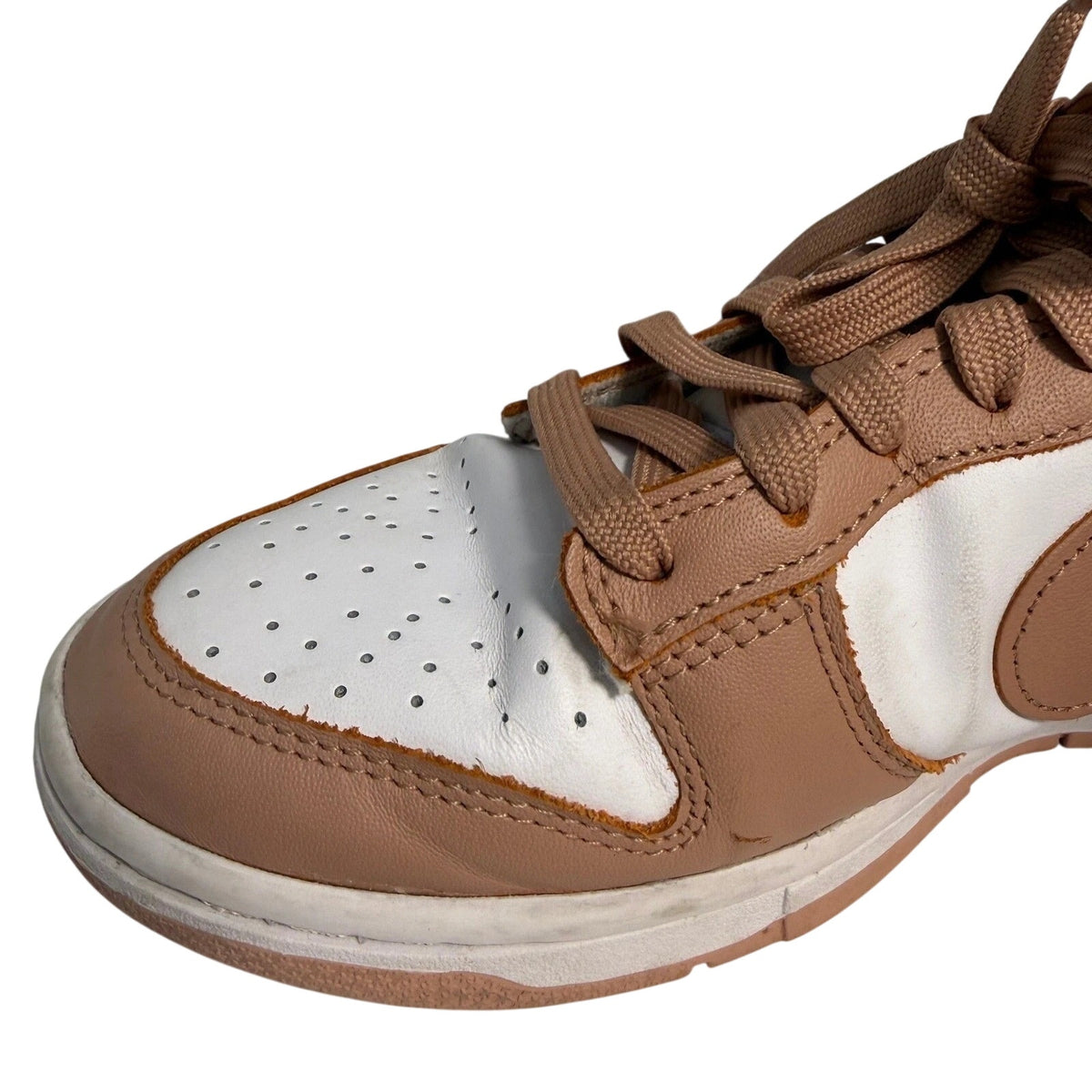 Nike Dunk Low Women's Size 8 White/Rose Whisper