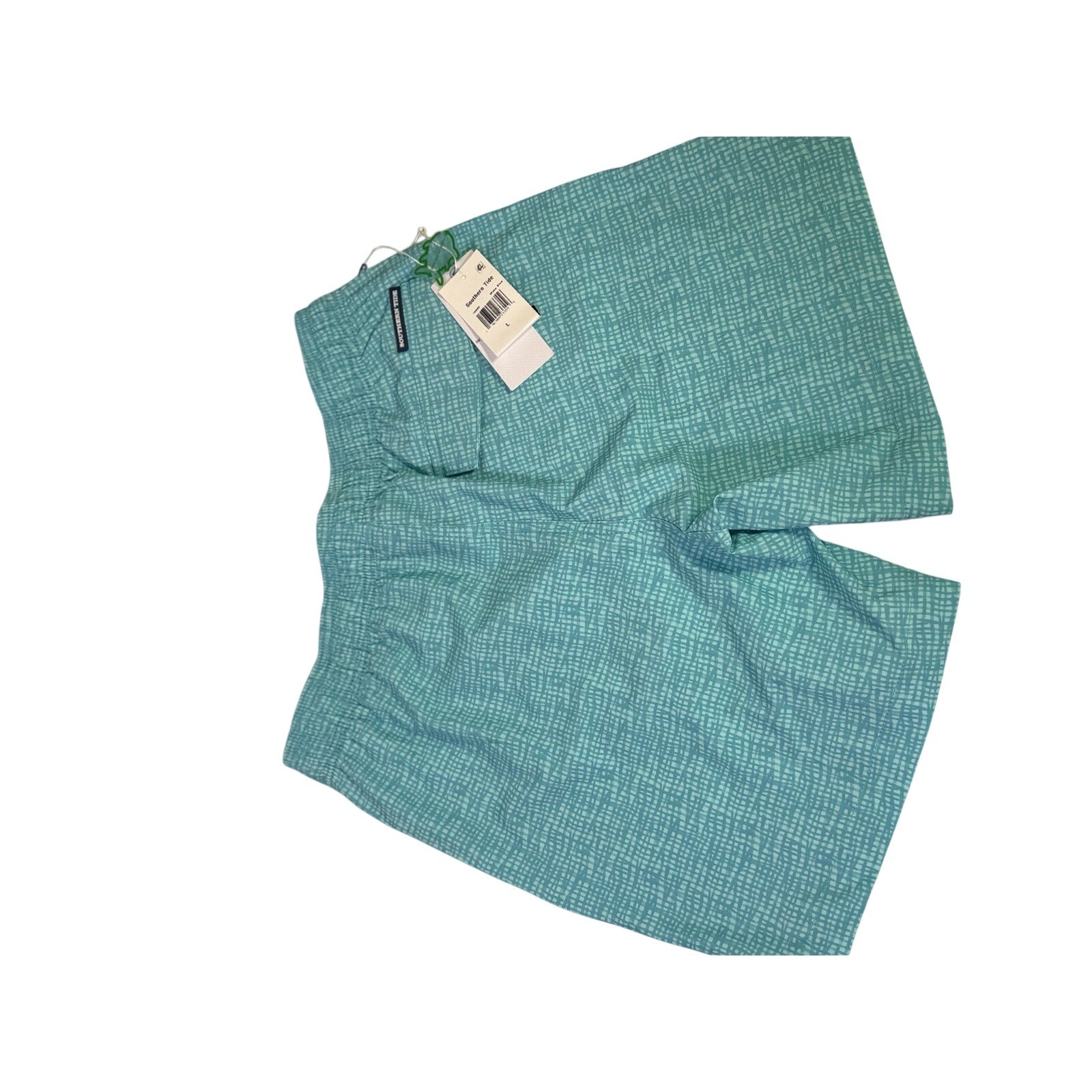 Southern Tide Boys Size Large Wake Blue Printed Performance Shorts NWT