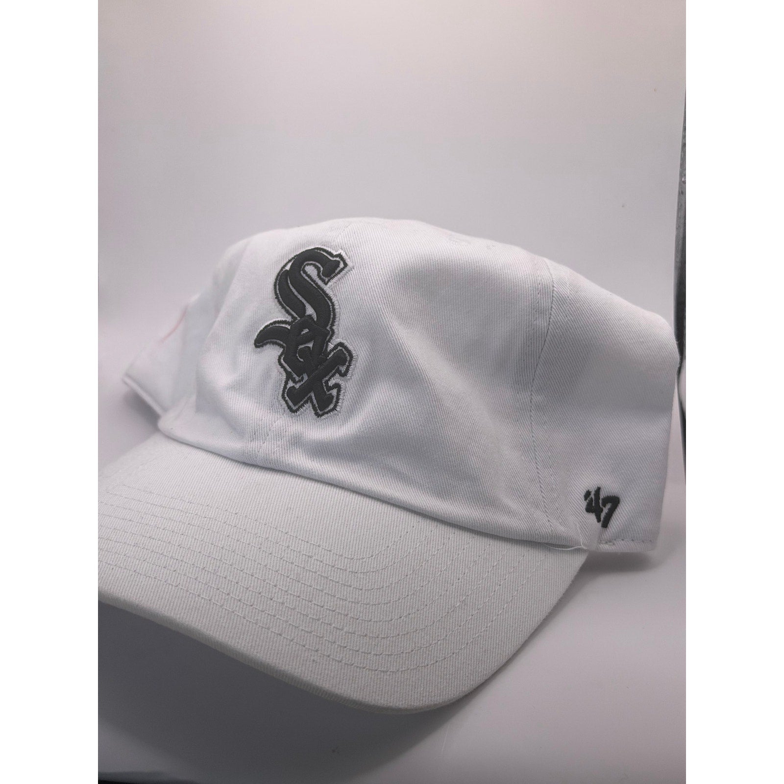 White Chicago White Sox MLB ’47 adjustable strapback hat cap, one size, with team logo and classic design