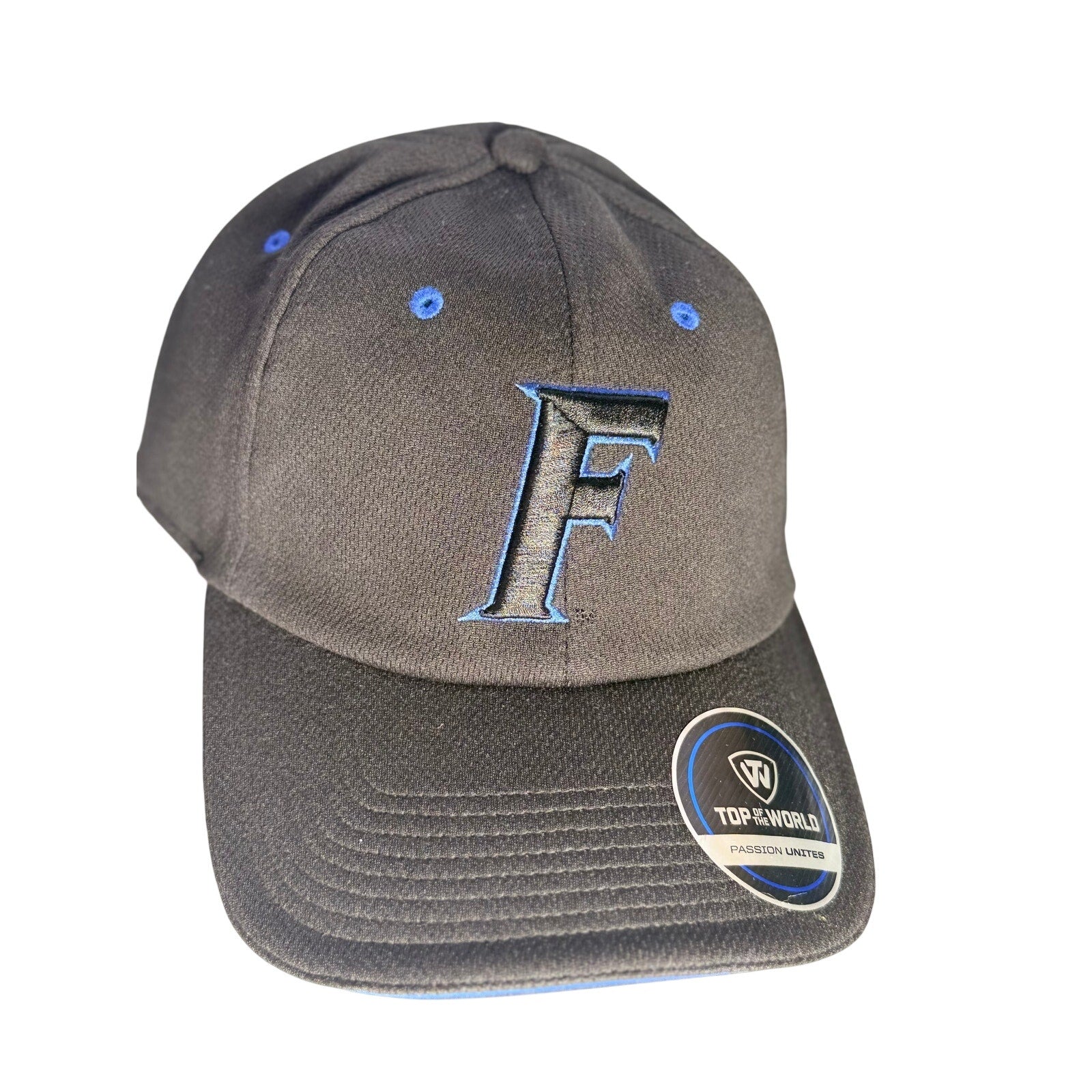 Top of the World Florida Gators adjustable black and blue NCAA hat with Gators logo, new with tags.