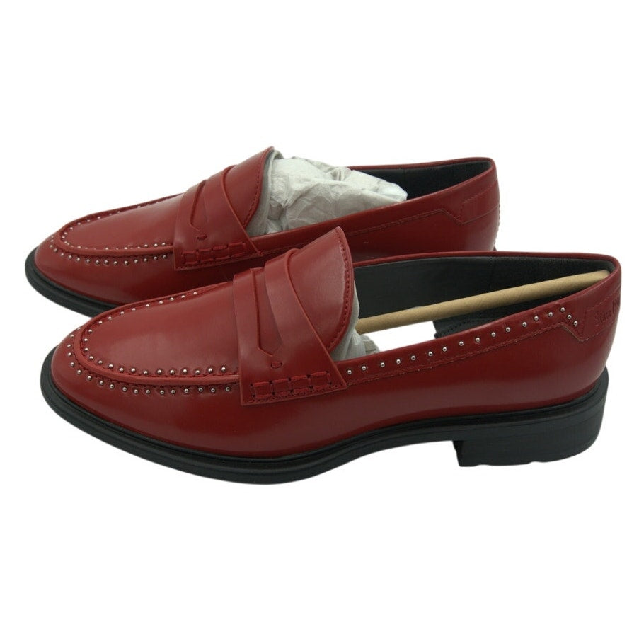 NIB Franco Sarto A-Eden Studded Flats – Women’s Size 7.5M – Red