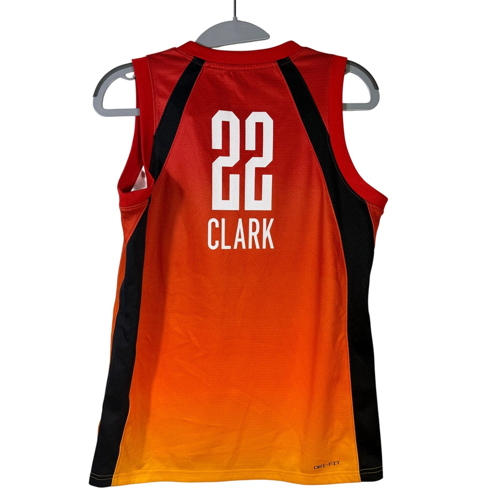 Youth medium Jordan WNBA All-Star 2025 Caitlin Clark #22 jersey, new with tags, featuring team and player details.