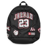 Jordan Nike Air Jordan Jumpman 23 Chicago Bulls backpack, large laptop backpack with Jumpman logo and Chicago Bulls design.