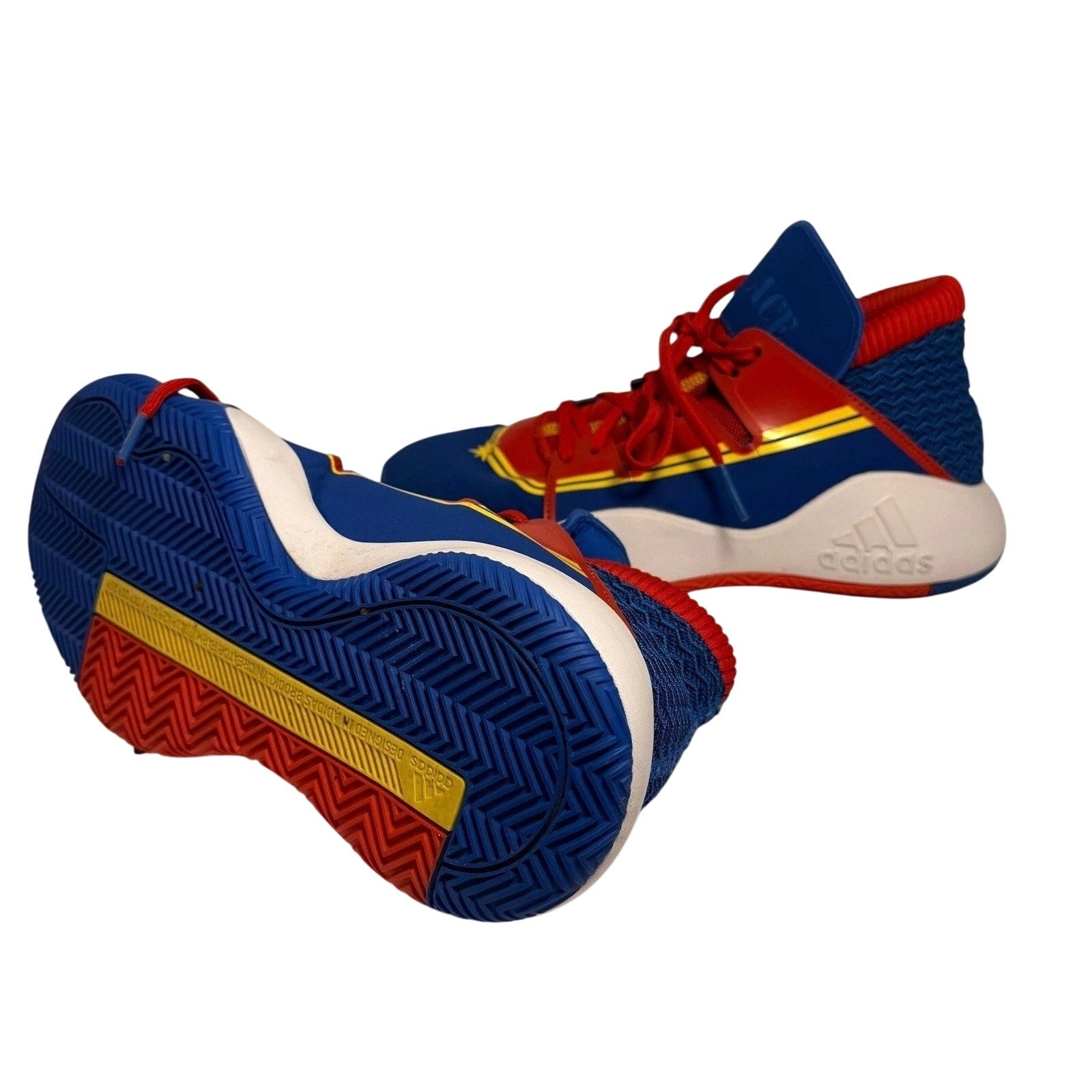 Adidas Pro Vision J Captain Marvel Avengers Basketball Shoes EG2628 Size 7