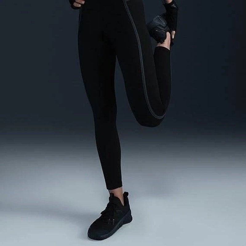 NWT Nike One Women's Medium High-Waisted 7/8 Leggings Black Armory Navy Dri-FIT