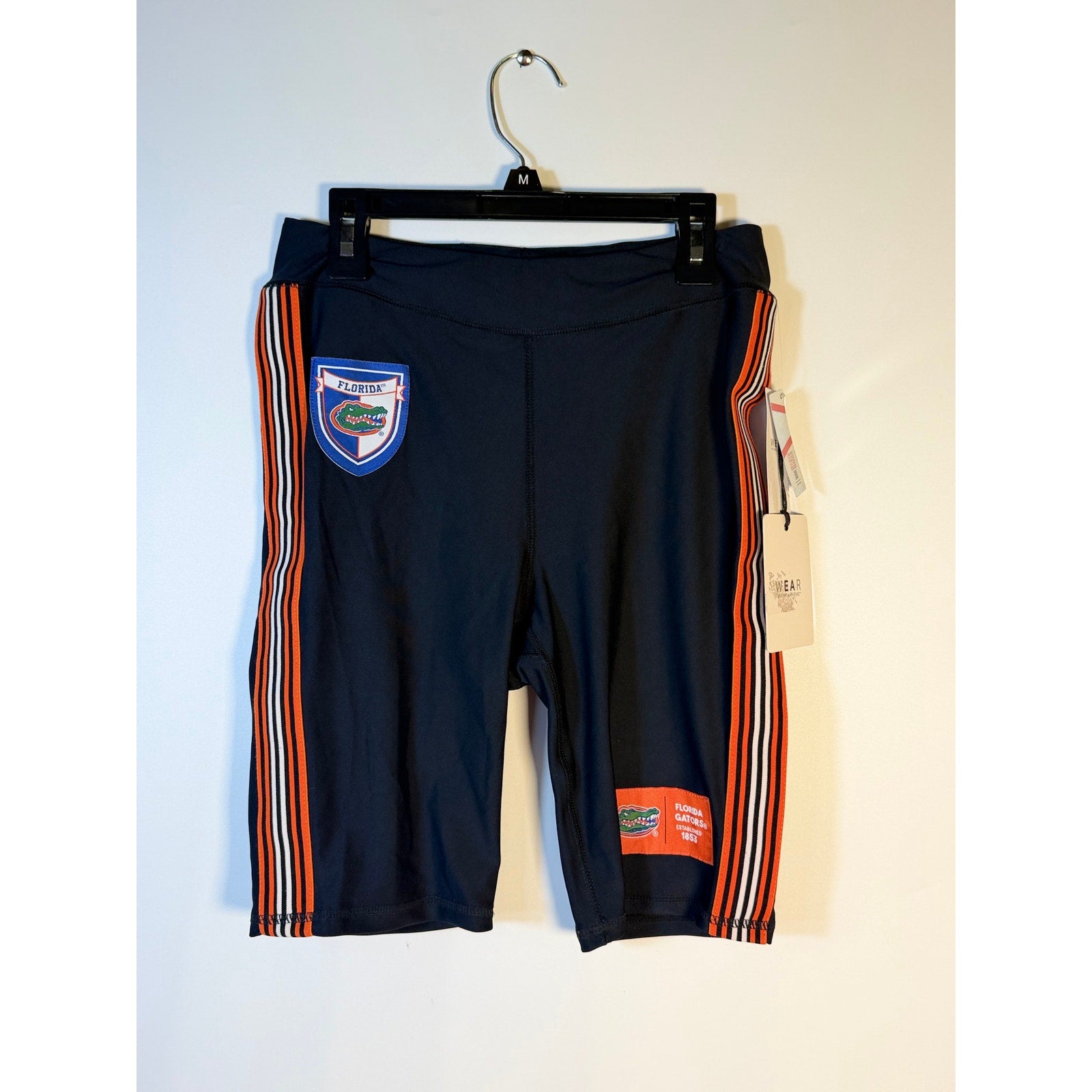 Wear by Erin Andrews Florida Gators navy biker shorts for women, small size, with Gators logo, new with tags.