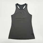Lululemon Ruched Racerback Tank Women's 4 Gray Scrunch Back Yoga Athletic Top