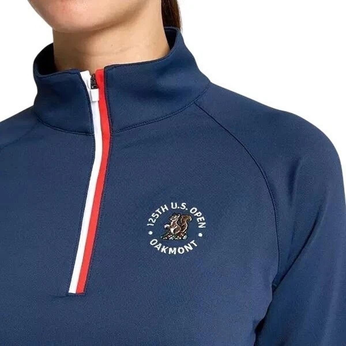 Walter Hagen "125TH U.S. OPEN OAKMONT" Navy 1/4 ZIP | Women's Extra Small
