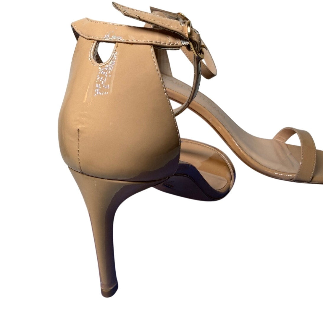 Stuart Weitzman Nearlynude 75 Block Heel Sandals – Women’s Size 10