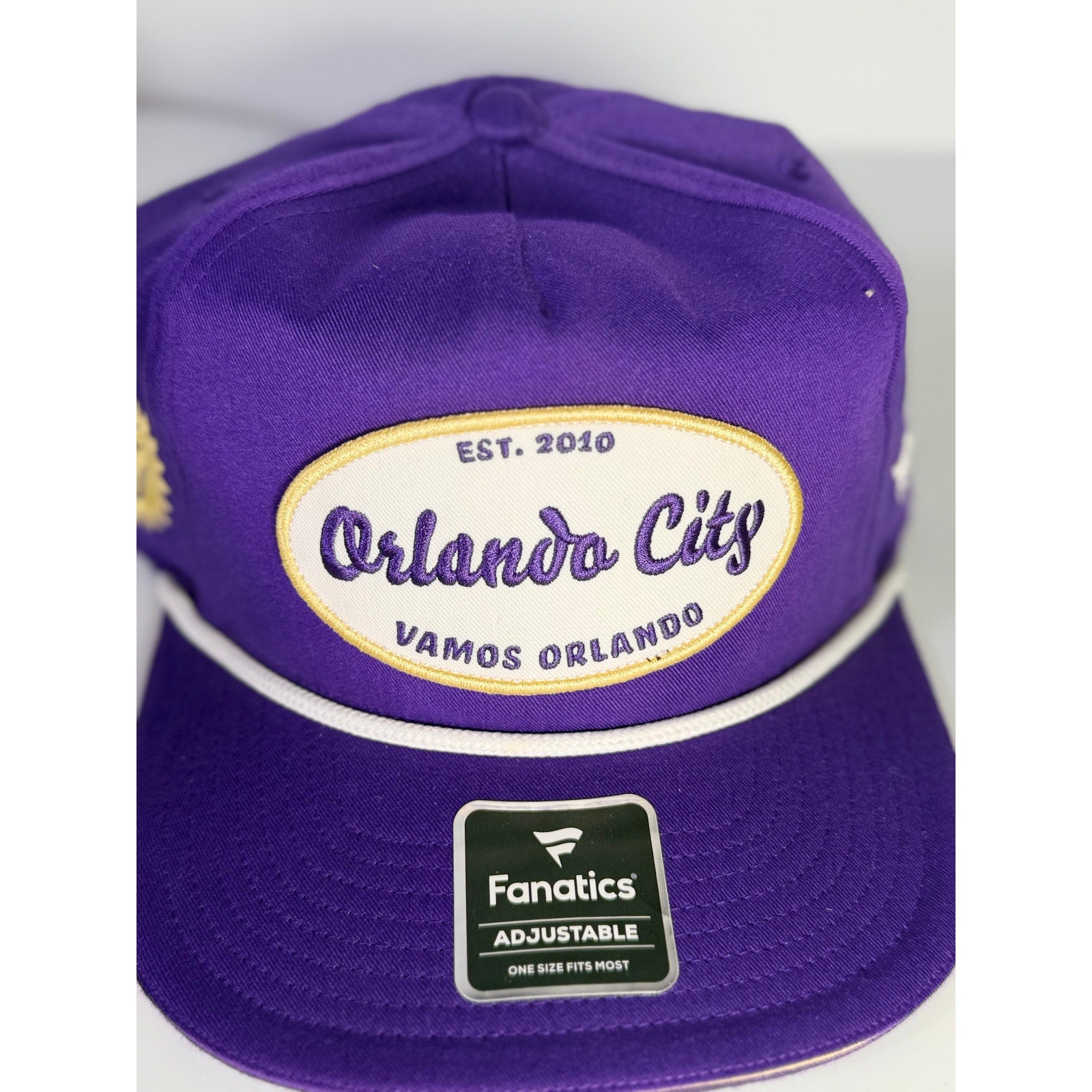 Fanatics Orlando City SC purple adjustable snapback hat, MLS cap, one size, new with tags, stylish sports fan accessory