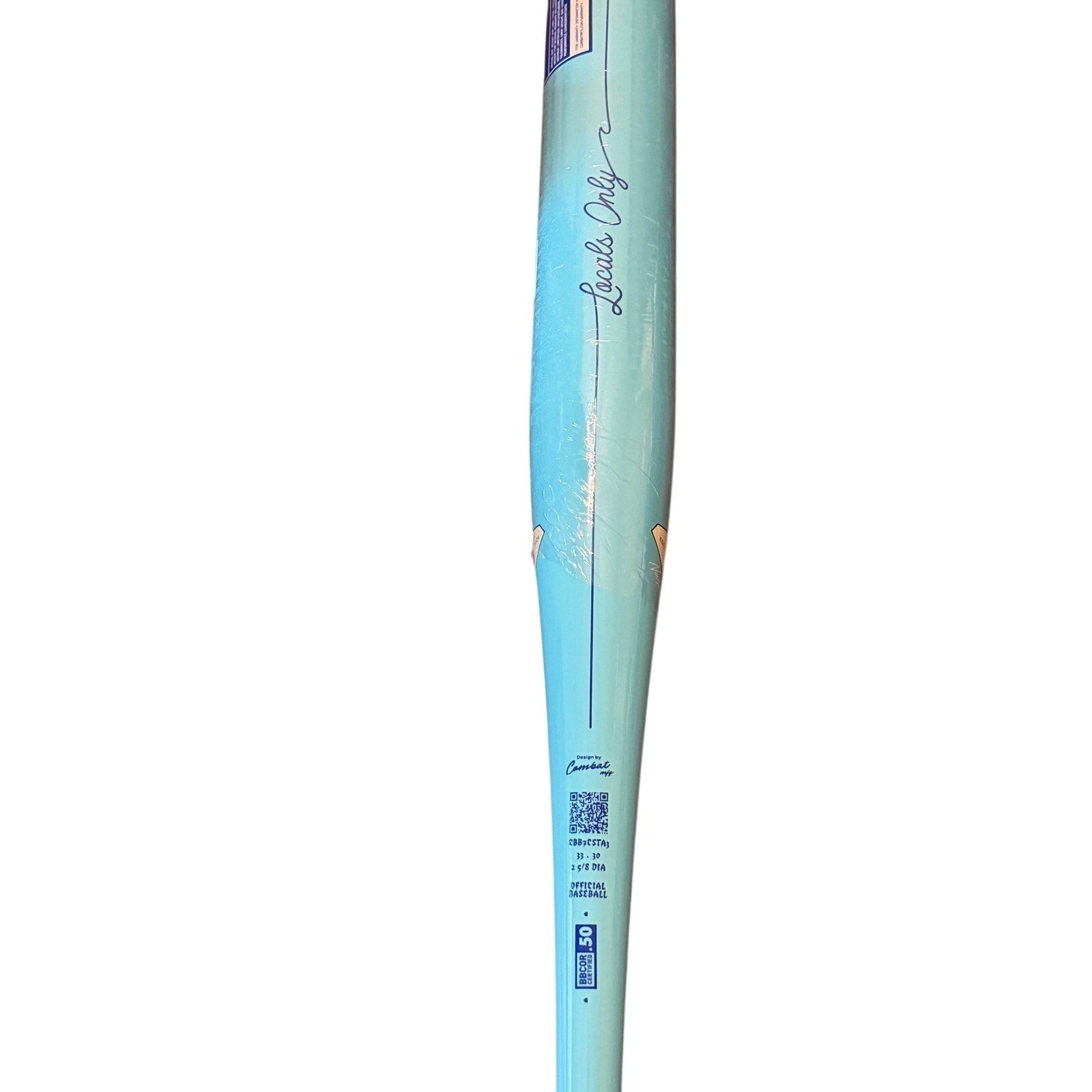 COMBAT Coastal Spec 1 composite softball bat, 33-inch, 30 oz drop -3, multicolor, designed for baseball.