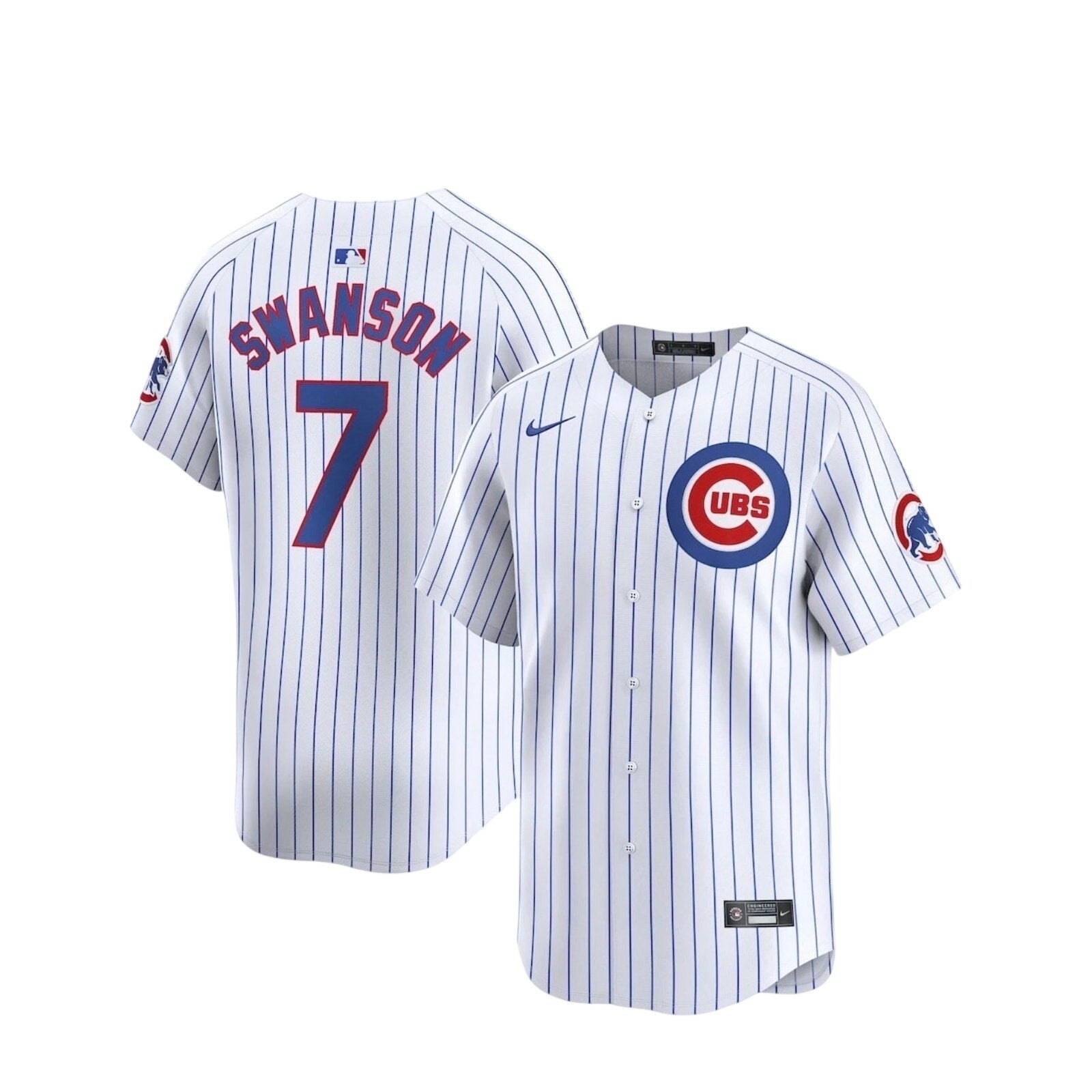 Nike Chicago Cubs Dansby Swanson Home Limited Jersey – White – Men’s XL