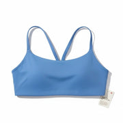 NWT Lululemon Wunder Train Strappy Racer Bra, A/B Cup "Pool Party" size 12