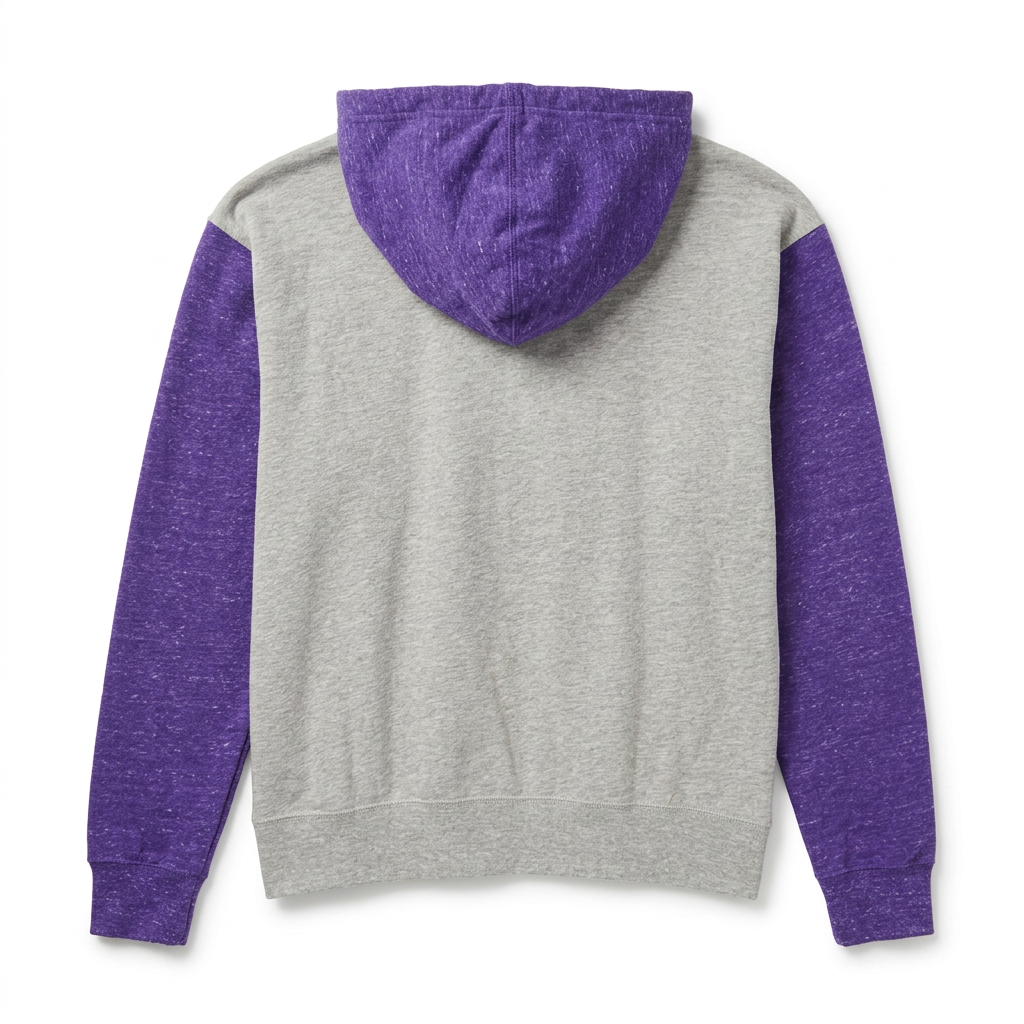 Nike LSU Tigers grey and purple collegiate logo hoodie, size small, featuring the team's emblem on the front.