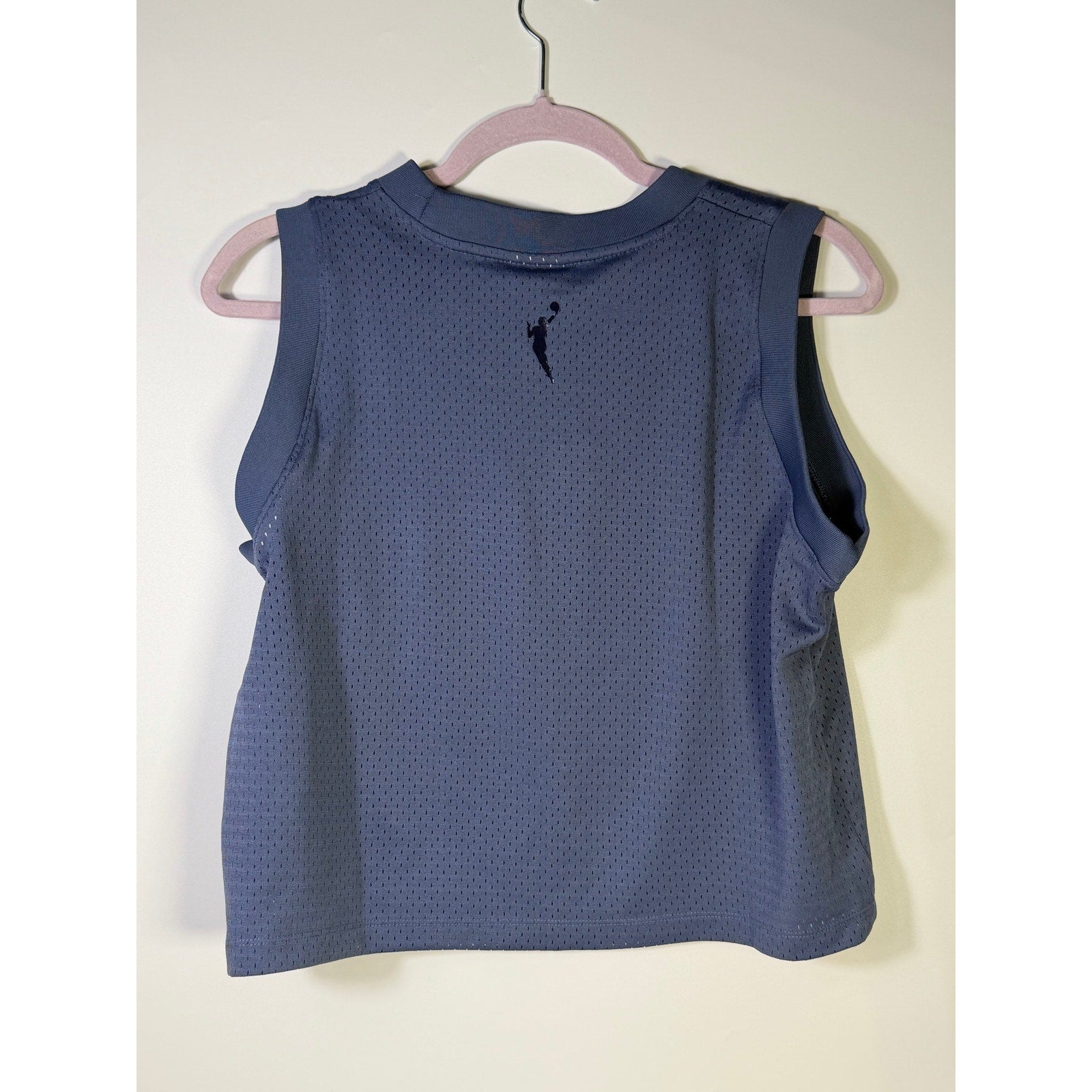 Nike WNBA Indiana Fever women's blue mesh basketball tank top, size large, new with tags, sleeveless athletic apparel