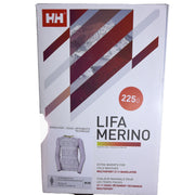 Helly Hansen women's Lifa Merino midweight graphic crew base layer shirt in Dusty Syrin Star Pixel, size M, new with tags.