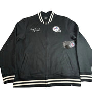 NWT Stoney Clover Lane x '47 Buffalo Bills Camden track jacket in XXL, black and white with team logo, men's athletic apparel