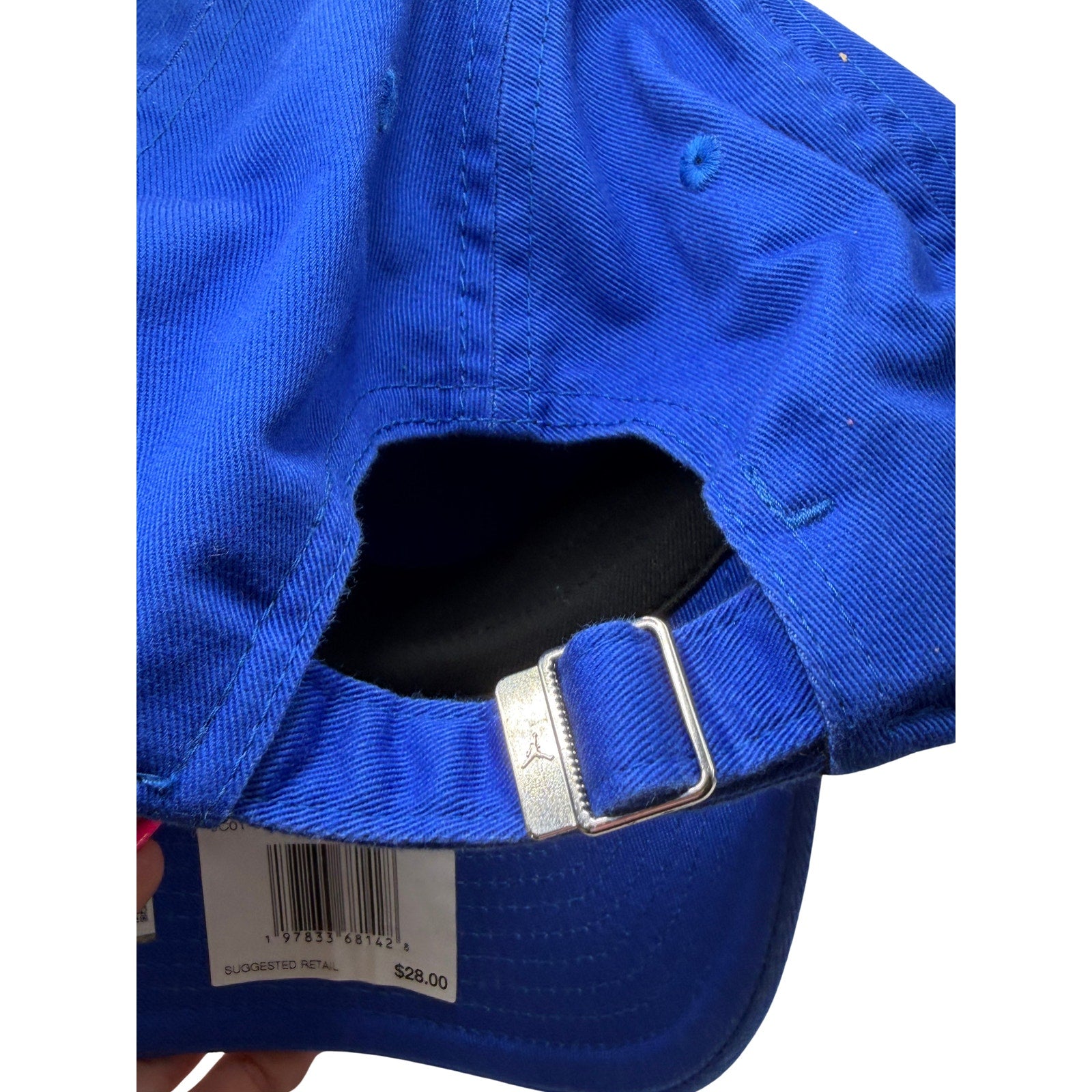 Florida Gators NCAA Jordan Club Cap in royal blue, adjustable adult hat with team logo and classic design.
