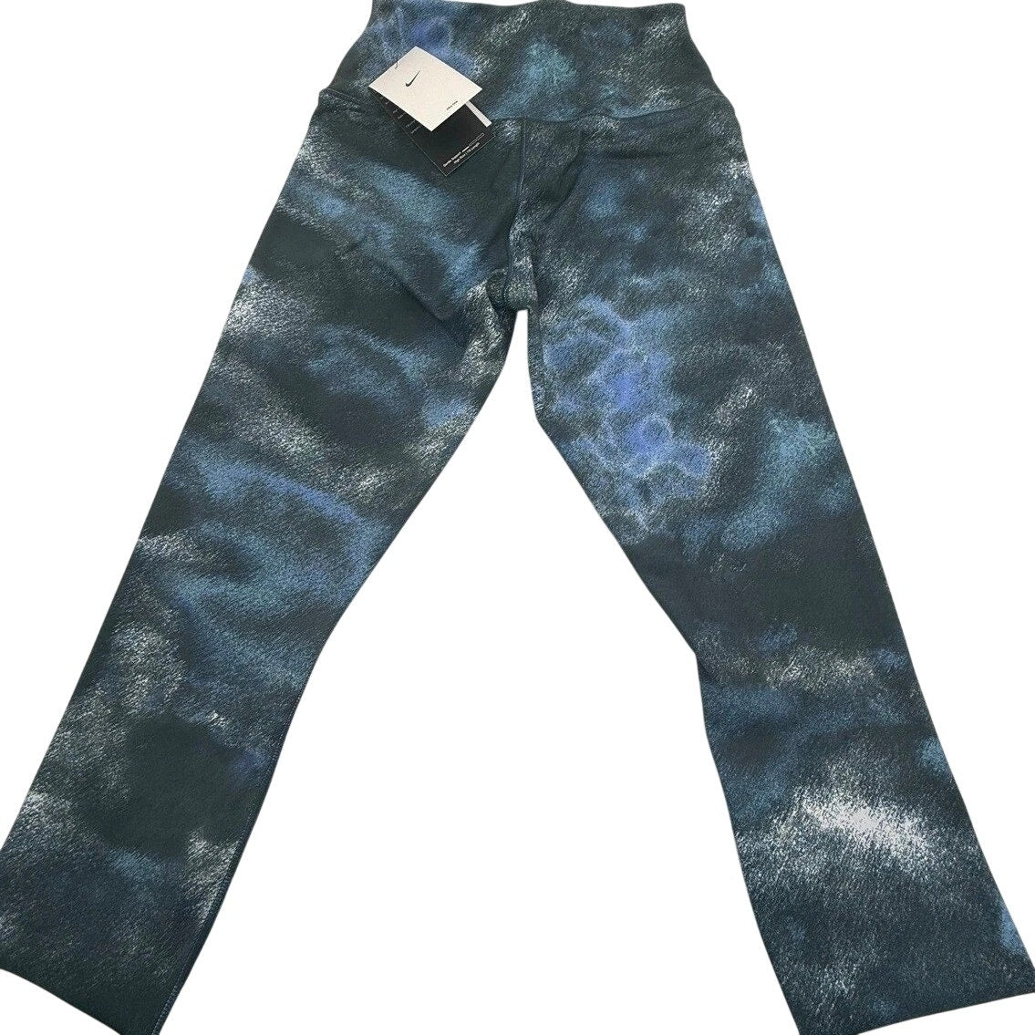 NWT Nike Women's Medium High-Waisted 7/8 Printed Leggings (Navy/Black)