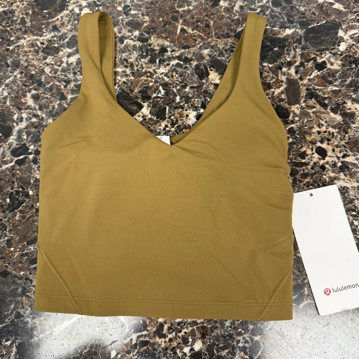 NWT Lululemon Align™ Tank Top Light Support, A/B Cup in AllSpice | 2