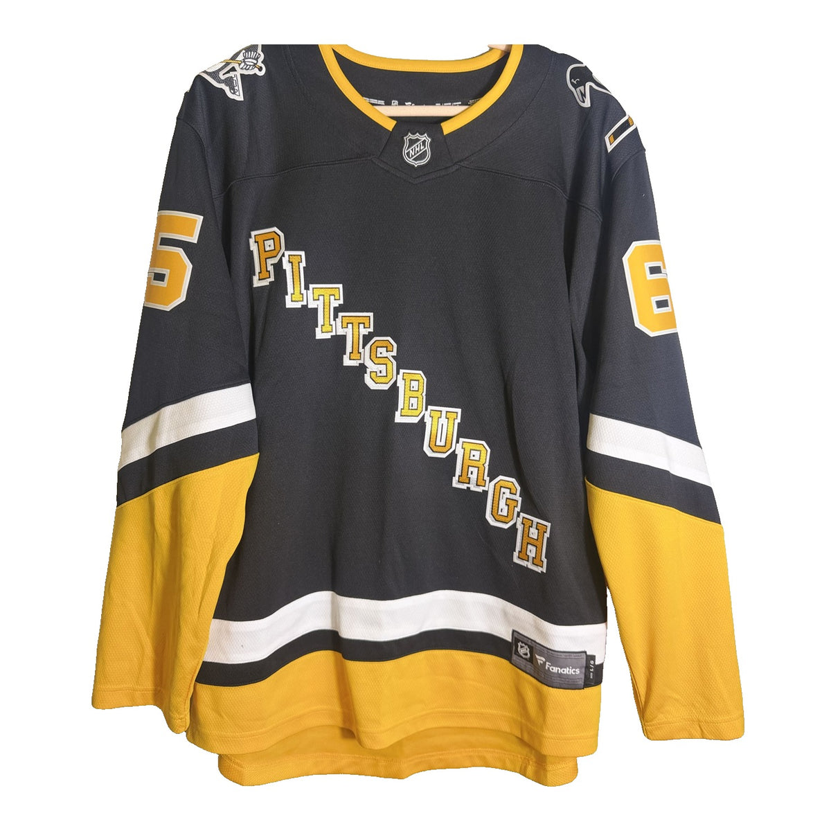 Fanatics Pittsburgh Penguins Erik Karlsson #65 Alternate Breakaway Jersey Men's L NWT