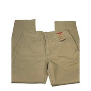 Levi’s 514 men's straight fit stretch khaki pants in size 32x30, front view showing classic casual style and khaki fabric.