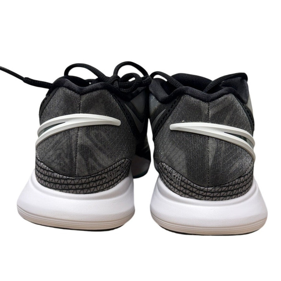 Nike Kyrie Infinity 8 “Orca” basketball shoes in black and white, men's size 11, featuring sleek design and Nike branding.