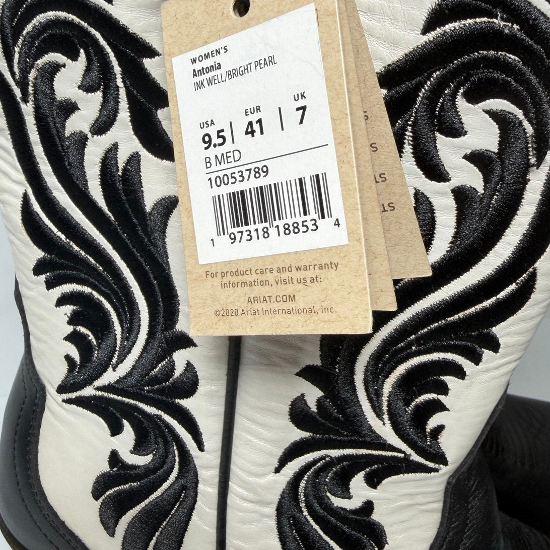 Ariat Antonia Embroidered Pull-On Western Boots Women’s Size 9.5