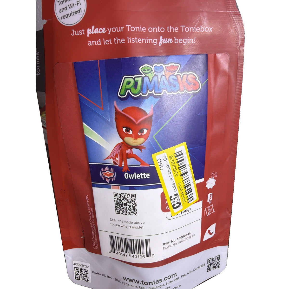 Tonies PJ Masks Owlette Audio Character New