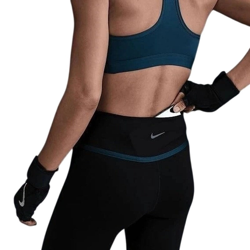 NWT Nike One Women's Medium High-Waisted 7/8 Leggings Black Armory Navy Dri-FIT
