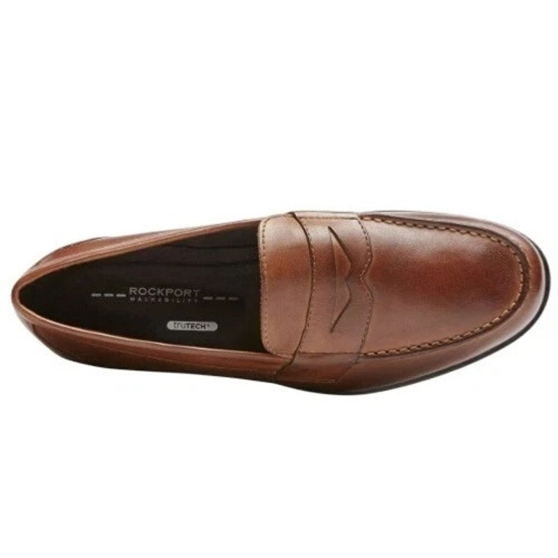 Rockport, Men's Classic Loafer Penny in Cognac 9.5 W