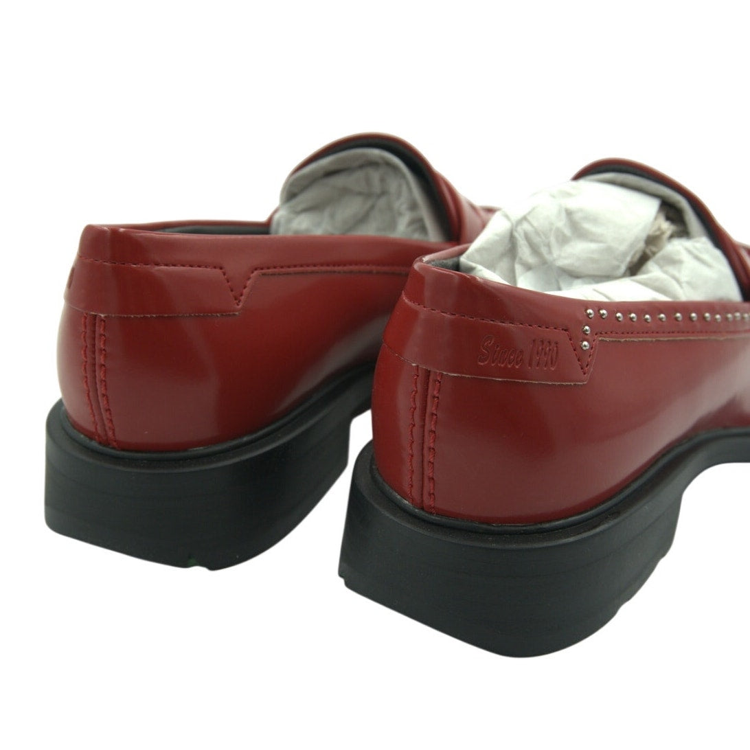 NIB Franco Sarto A-Eden Studded Flats – Women’s Size 7.5M – Red