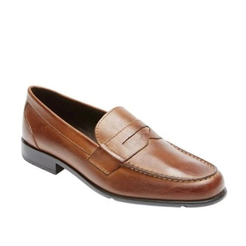 Rockport, Men's Classic Loafer Penny in Cognac 9.5 W