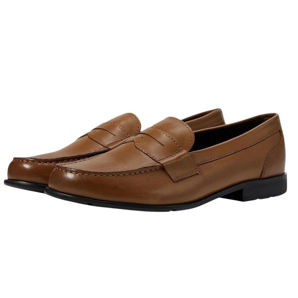 Rockport, Men's Classic Loafer Penny in Cognac 9.5 W