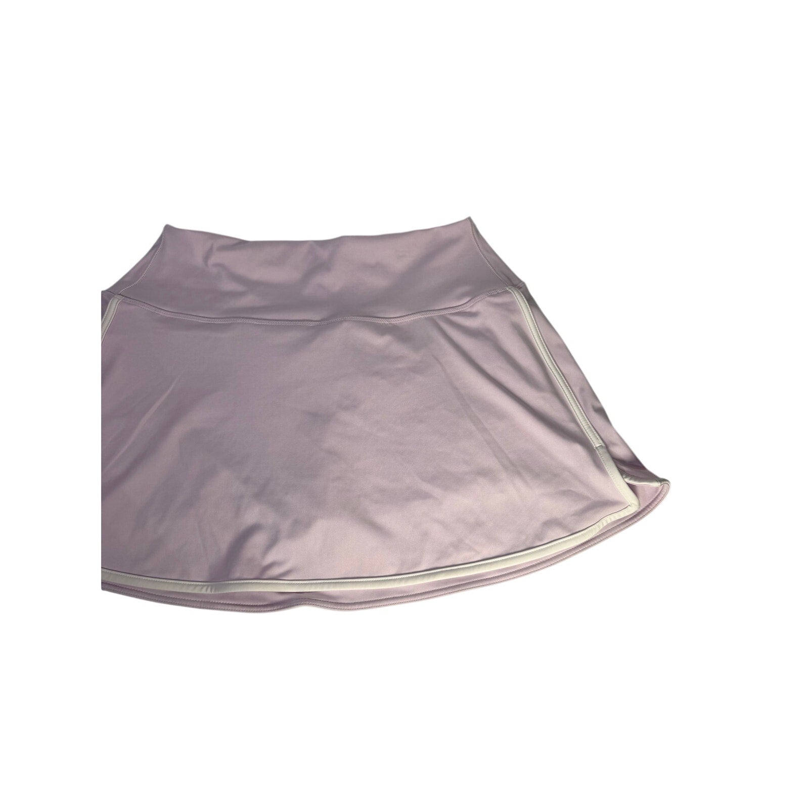DSG Women’s Activate high-rise lavender skort with built-in shorts, size L, showing the front view and comfortable athletic design.