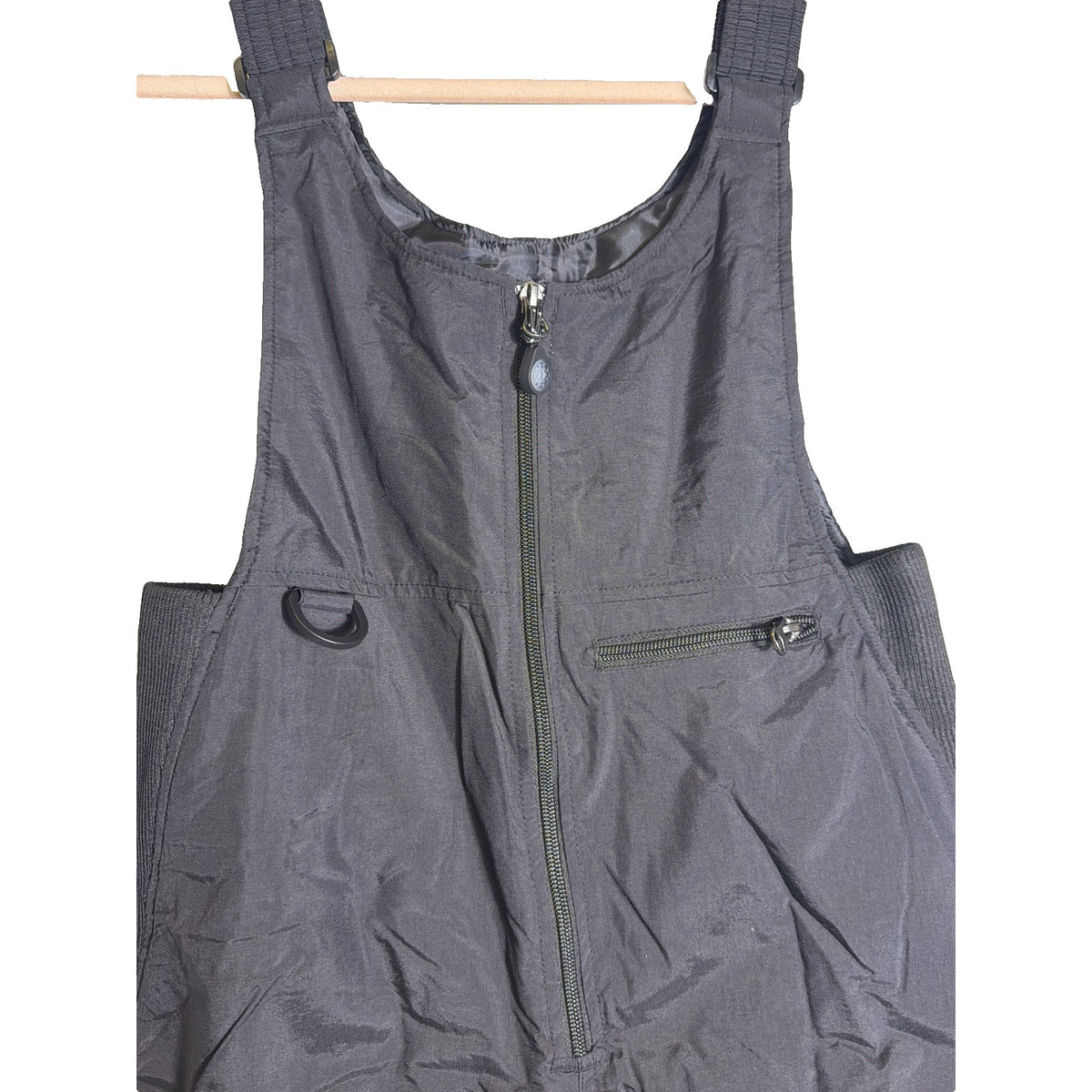 Outdoor Gear youth black insulated snow pants, ski bib overalls in kids size L, perfect for winter outdoor activities.