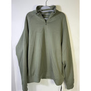Men's Lululemon Smooth Spacer Quarter Zip sweatshirt in green, XXL size, featuring a quarter zip closure and comfortable fit.