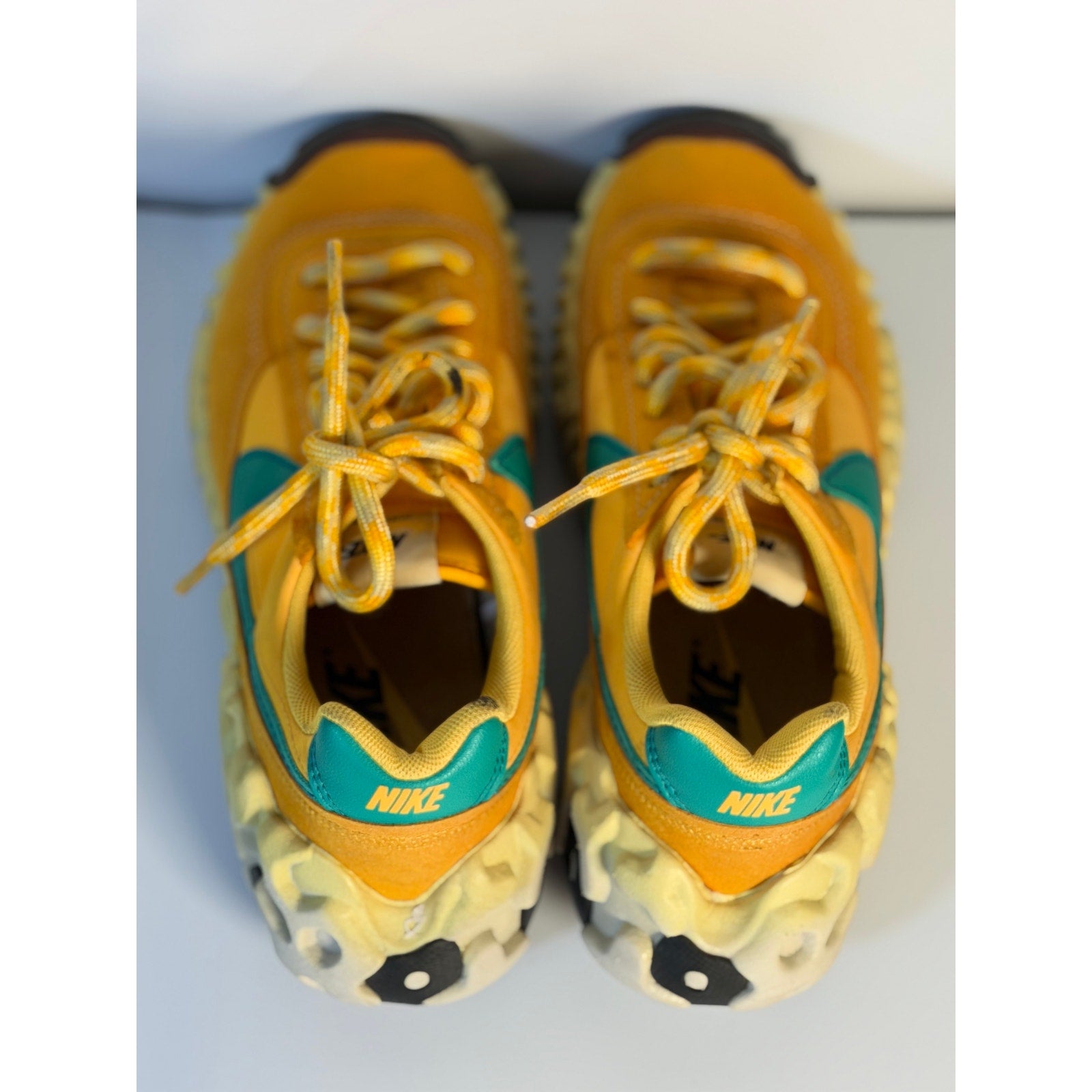 Nike OverBreak SP men's sneakers in Pollen Rise and Neptune Green with stylish design and sporty silhouette.