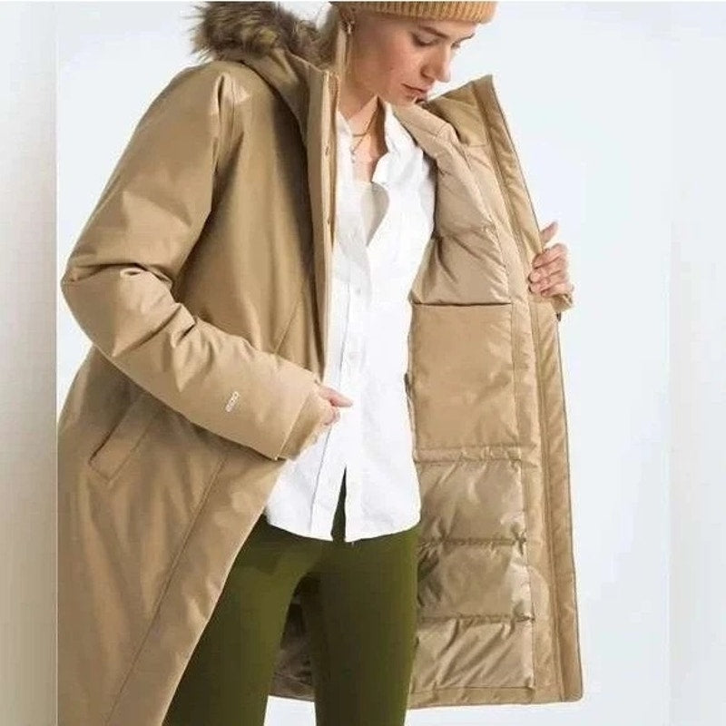 THE NORTH FACE Women's Arctic Parka in Khaki / Tan | XL NWT