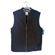 Black O'Neill men's OG Turner vest, size large, full zip, lightweight sleeveless vest ideal for casual or outdoor wear