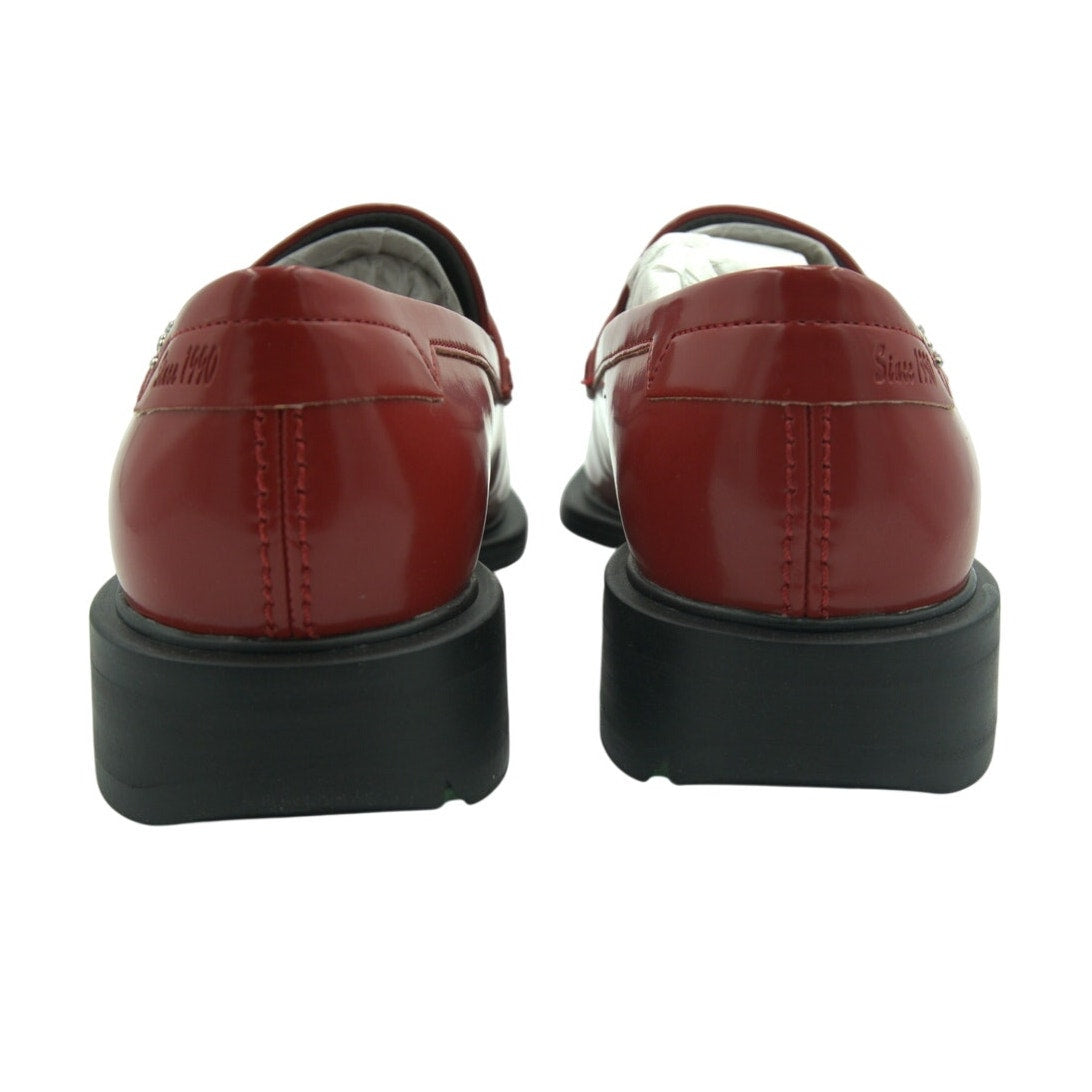 NIB Franco Sarto A-Eden Studded Flats – Women’s Size 7.5M – Red